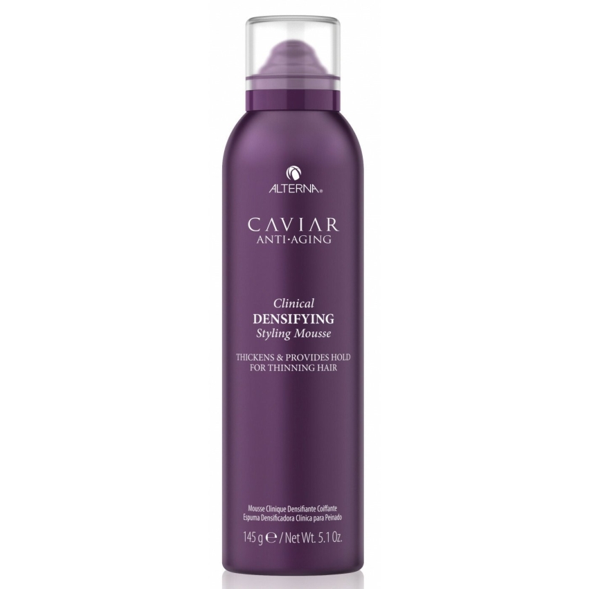 Alterna, Caviar Anti-Aging Clinical Densifying, Caviar Extract, Hair Styling Mousse, Thickening, Light Hold, 241 g