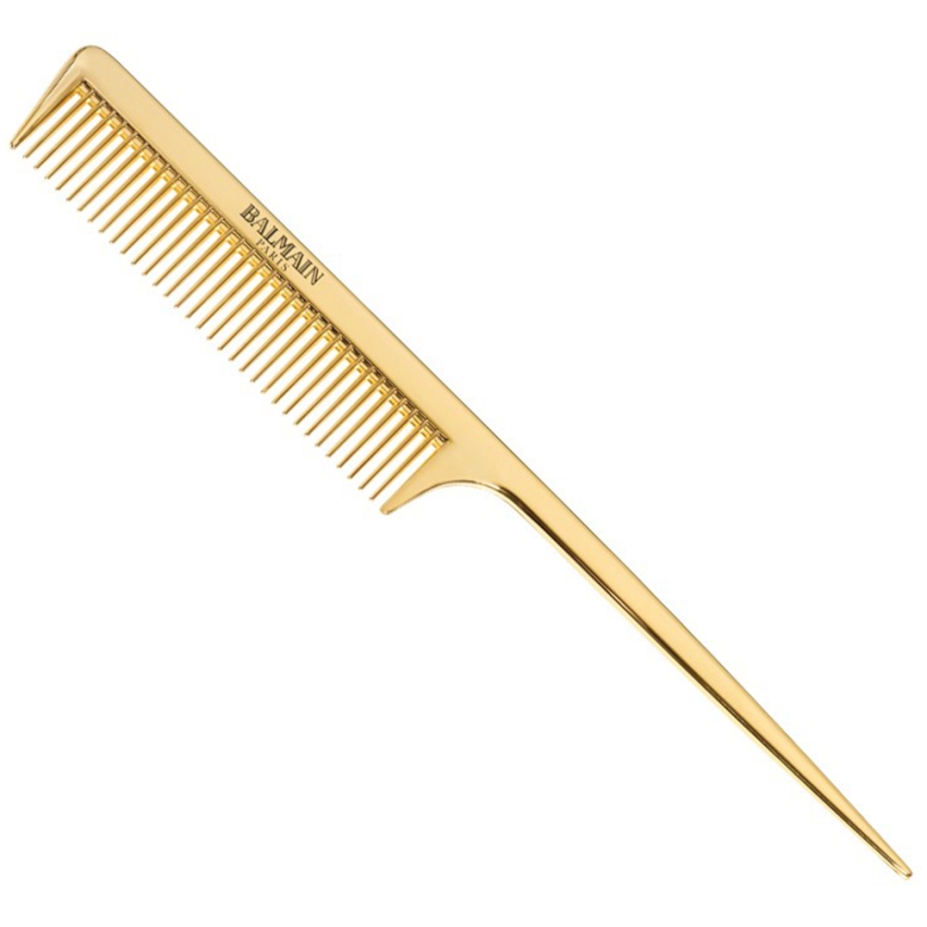 Balmain Professionnel, Balmain Professionnel, With Tail, Hair Comb, Golden, For Styling