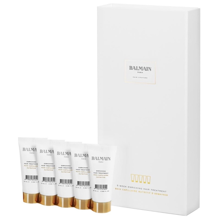 Set, Balmain Professionnel, Hair Couture, Sulfates-Free, Leave-In Scalp Treatment Lotion, Restructuring, 5 pcs, 20 ml