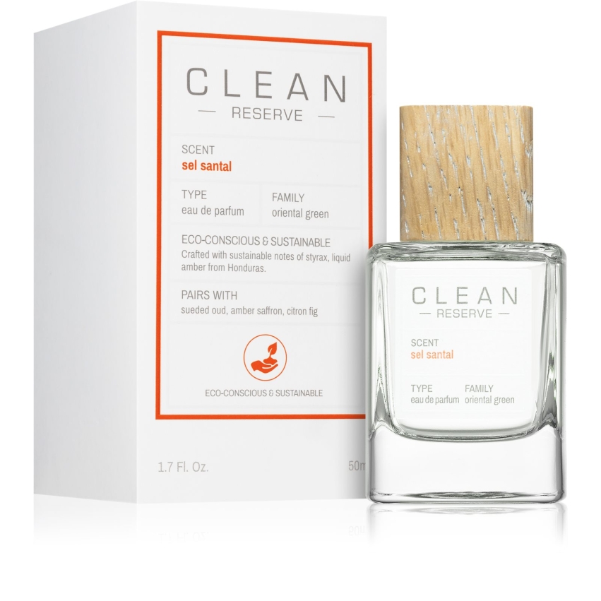 Clean, Reserve - Sel Santal, Eau De Parfum, Unisex, Refill, Refillable, 50 ml