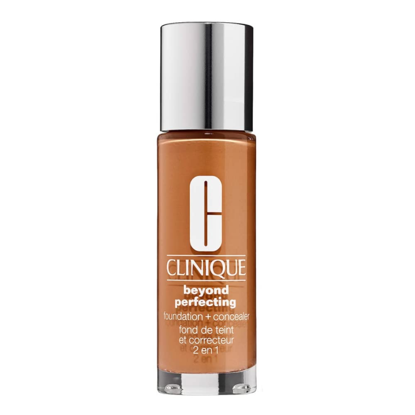 Clinique, Beyond Perfecting, Paraben-Free, Matte Finish, Liquid Foundation & Concealer 2-In-1, 23, Ginger, 30 ml