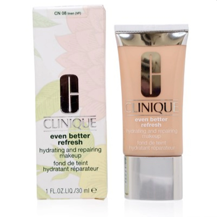 Clinique, Even Better Refresh, Hydrating and Repairing, Liquid Foundation, CN 08, Linen, 30 ml