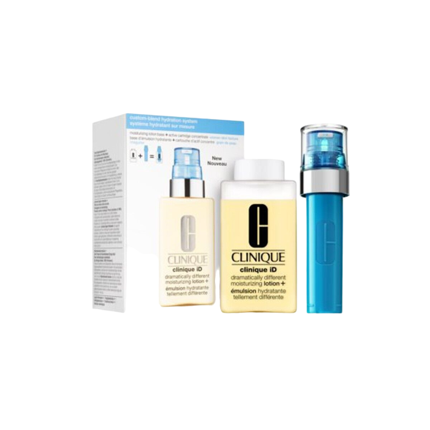 Clinique ID Set Clinique: Clinique iD Dramatically Different Lotion+, Fragrance Free, Moisturizing, Day & Night, Lotion, For Face, 115 ml + Clinique iD Active Cartridge - Pores & Uneven Texture, Retexturize/Illuminate, Concentrate, For Face & Neck, 10 ml