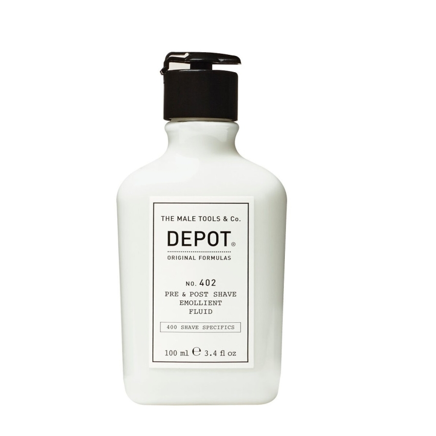 Depot, 400 Shave Specifics No. 402, Essential Oils, Soothing, Pre & Post Shaving Fluid, 100 ml