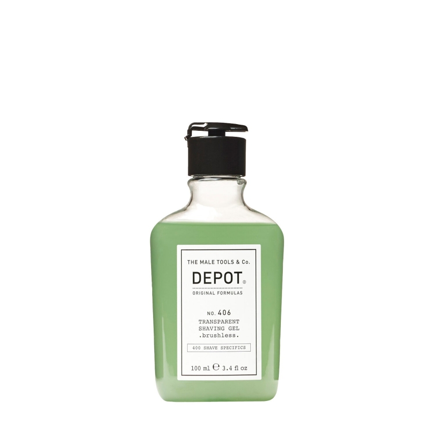 Depot, 400 Shave Specifics No. 406, Menthol, Softening And Refreshing, Shaving Gel, 100 ml