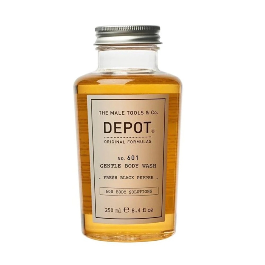 Depot, 600 Body Solutions No. 601, Botanical Complex, Cleansing, Fresh Black Pepper, Body Wash, 250 ml