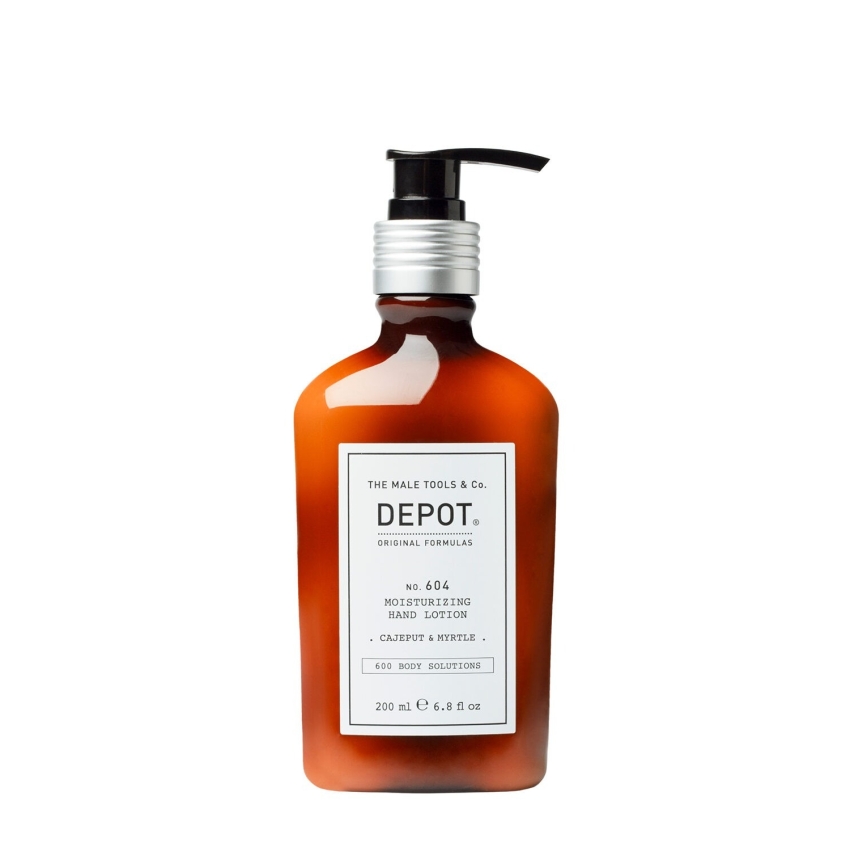 Depot, 600 Body Solutions No. 604, Glycerin, Moisturizing, Day, Cajeput & Myrtle, Lotion, For Hands, 200 ml