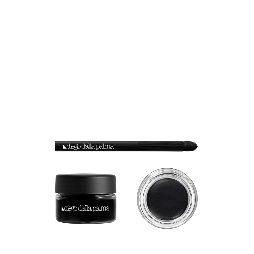 Diego Dalla Palma, Makeup Studio, Waterproof, Eyeshadow & Kajal Eyeliner 2-In-1, 11, Black, 3.2 g
