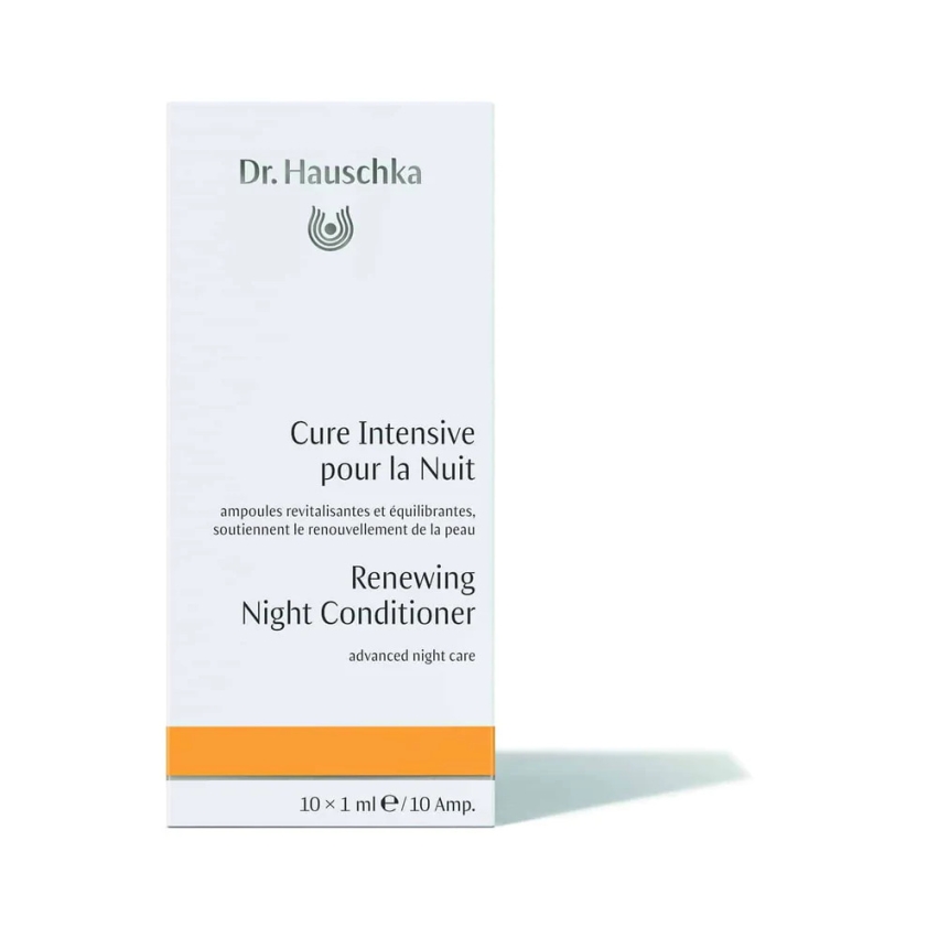 Set, Dr. Hauschka, Facial Care Night Care, Renewing, Night, Ampoules Treatment Serum, For Face, 10 pcs, 1 ml