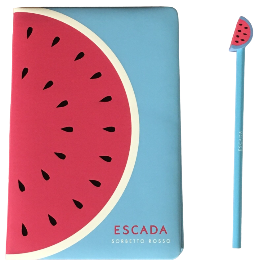 Escada, Summer Limited Edition - Sorbetto Rosso, GWP Notebook, Blue