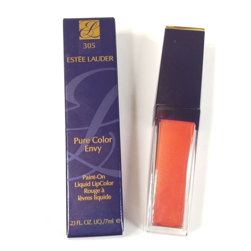 Estee Lauder, Pure Color Envy Paint-On Liquid LipColor, Matte, Liquid Lipstick, 305, Patently Peach, 7 ml