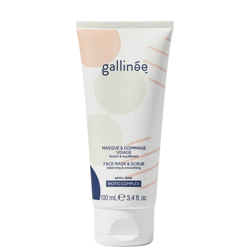 Gallinee, Microbiome Skincare, Biotic Complex, Smoothing, Scrub Mask, For Face, 100 ml