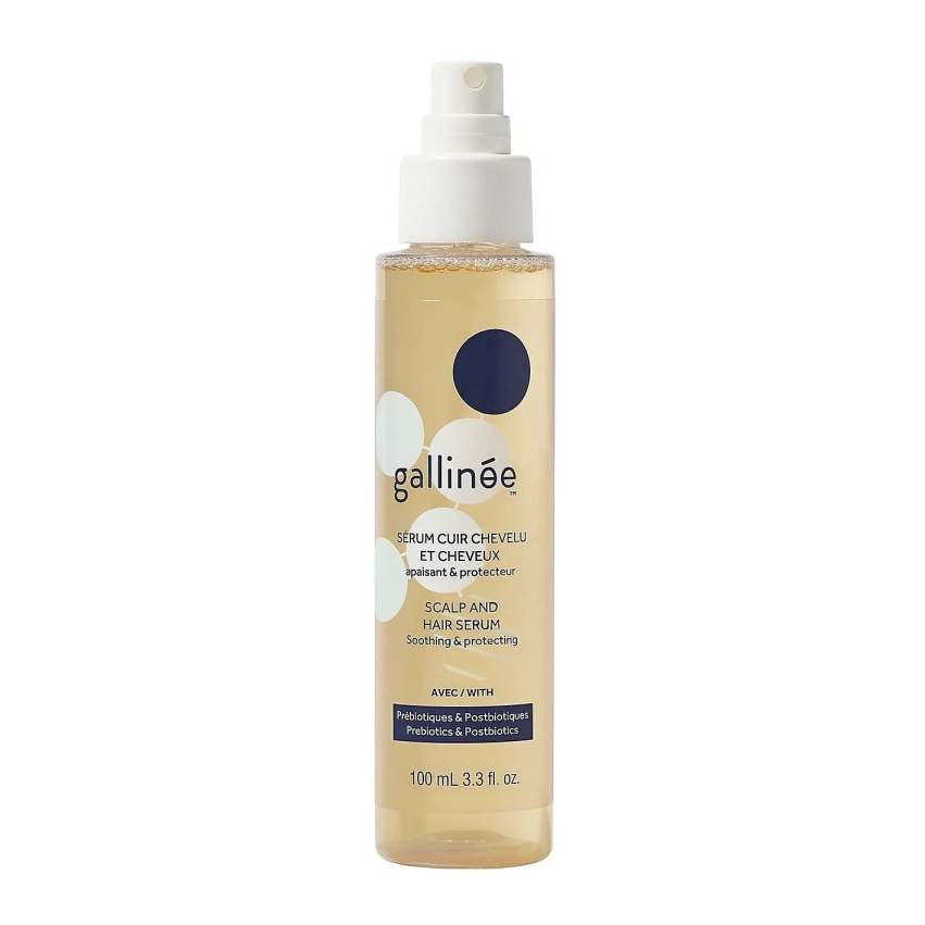 Gallinee, Hair Care, Prebiotics & Postbiotics, Hair Serum, For Calming, 100 ml