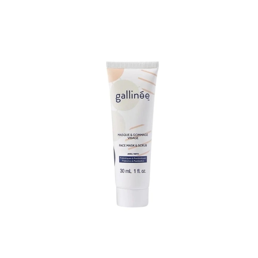 Gallinee, Microbiome Skincare, Prebiotics, Refining, Scrub Mask, For Face, 30 ml