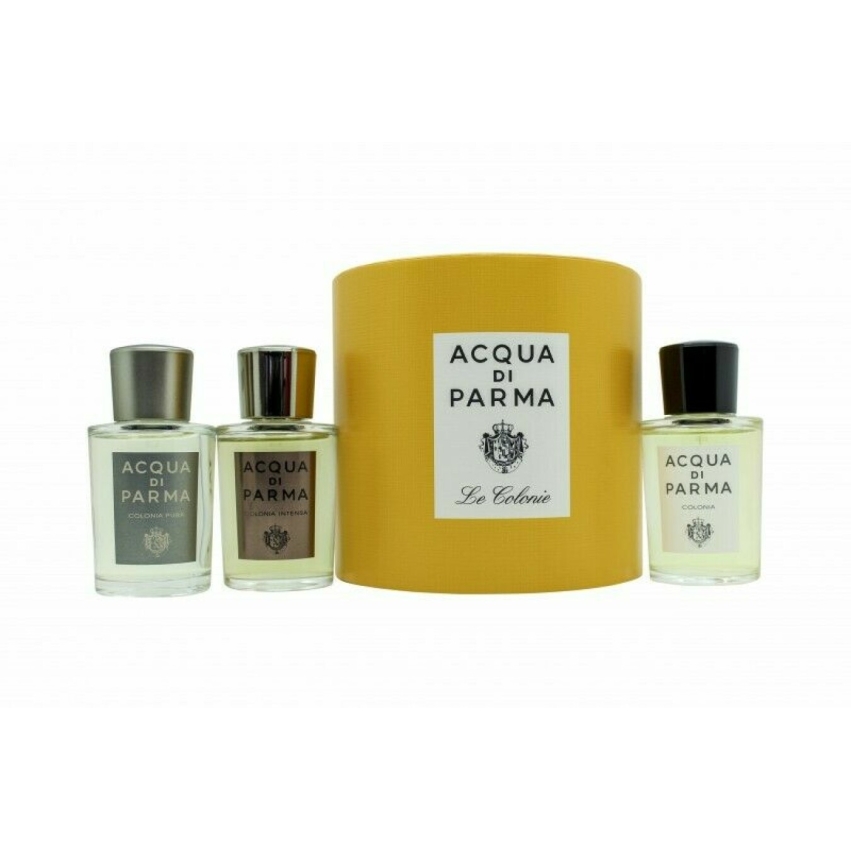 Gift Set Acqua di Parma: Colonia, Eau De Cologne, 20 ml + Colonia Pura, Eau De Cologne, 20 ml + Colonia Intensa, Eau De Cologne, 20 ml