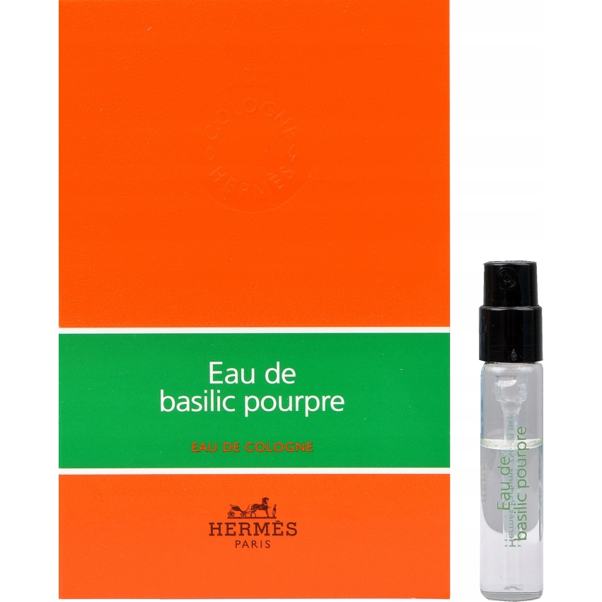 Hermes, Eau de Basilic Pourpre, Eau De Cologne, Unisex, 2 ml *Vial