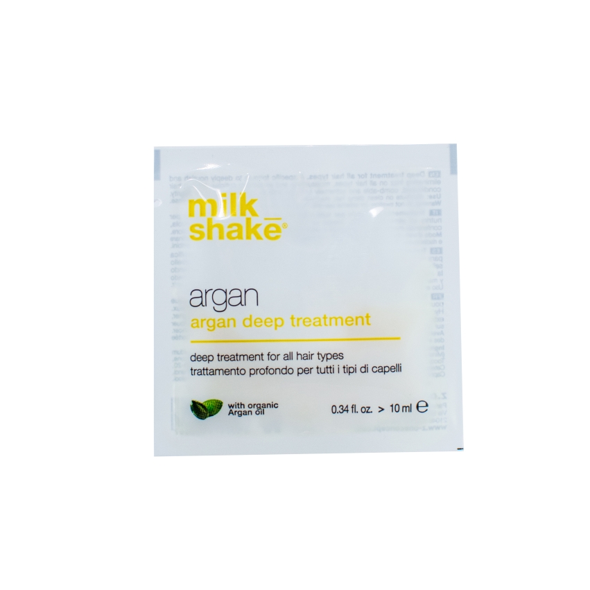 Milk Shake, Argan, Organic Argan Oil, Hair Cream Treatment, For Nourishing, 10 ml