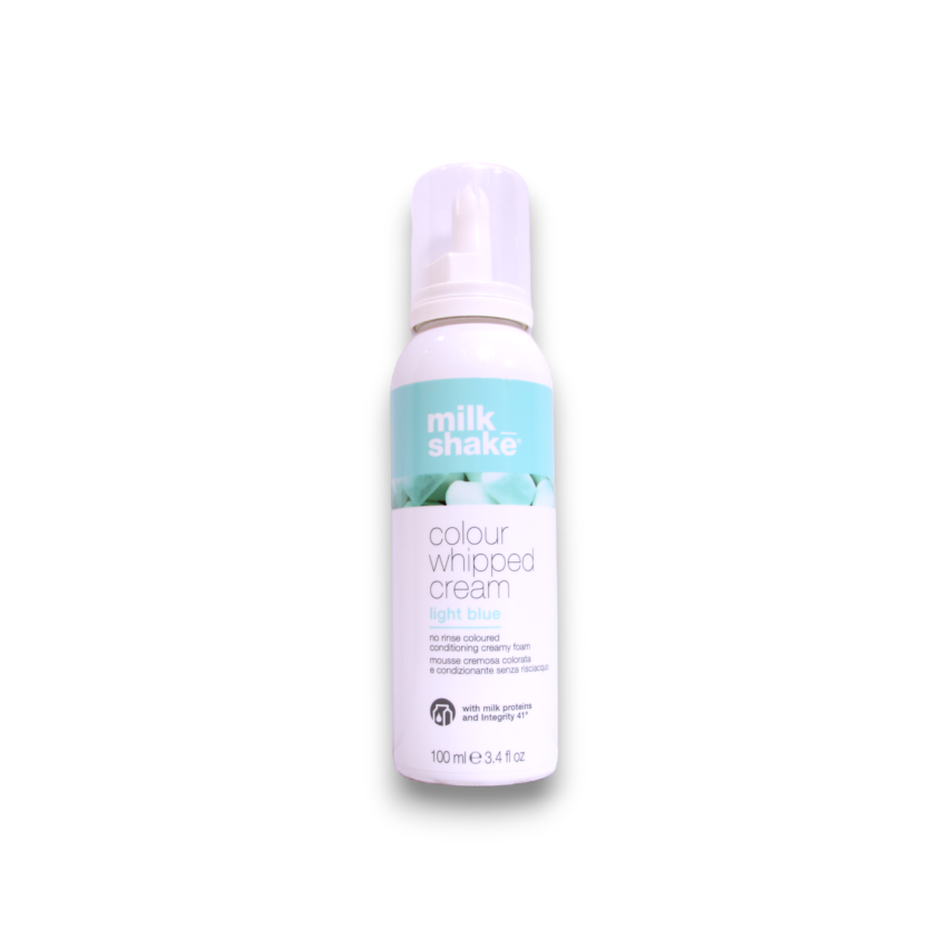 Milk Shake, Colour Whipped Cream, Organic Fruit Extracts, Hair Colour Leave-In Mousse,  Light Blue, 100 ml