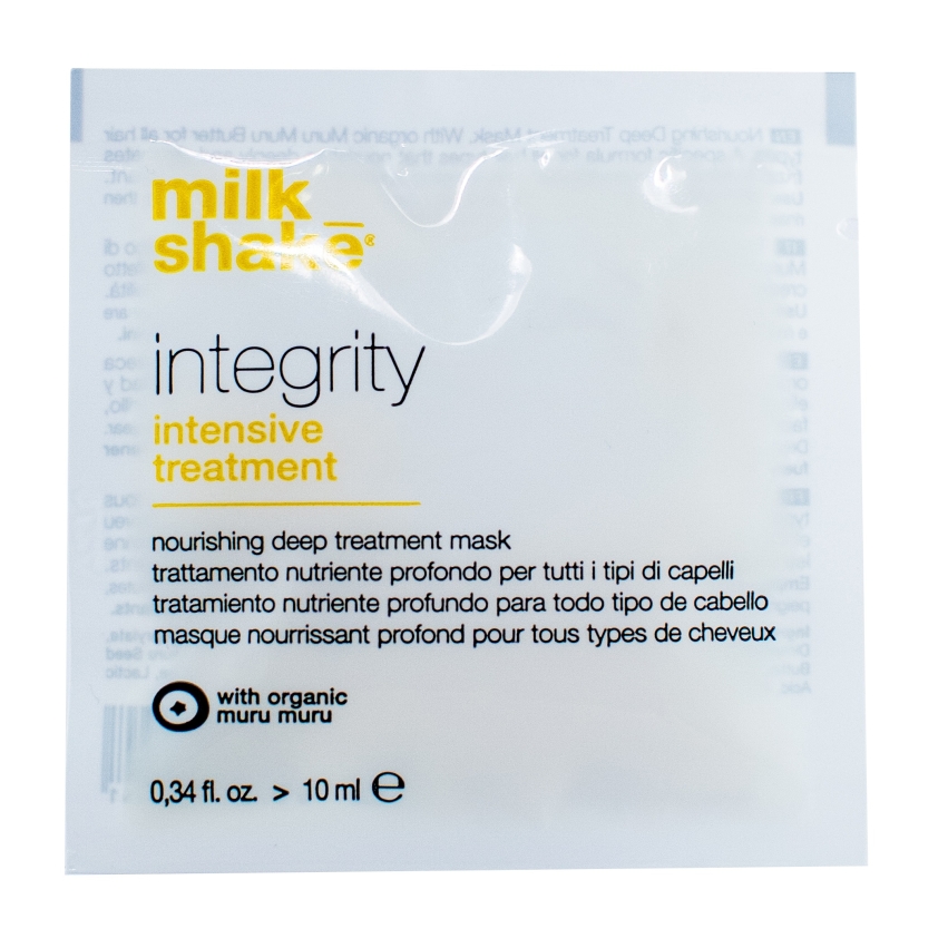 Milk Shake, Integrity, Paraben-Free, Hair Treatment Cream Mask, For Nourishing, 10 ml