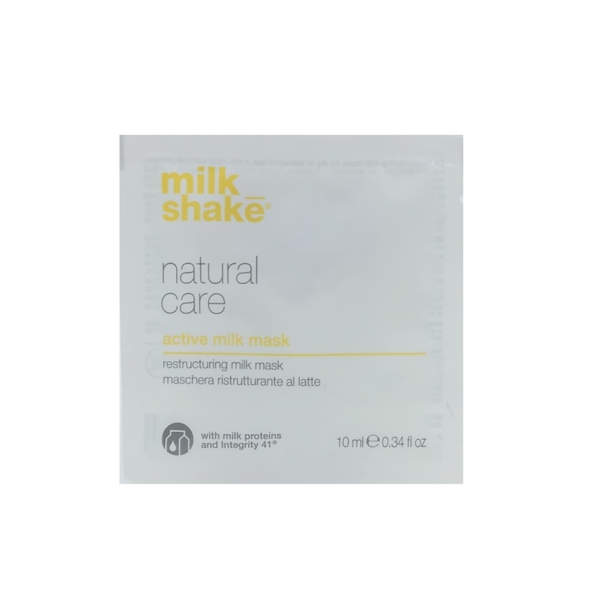 Milk Shake, Natural Care Active Milk, Hair Treatment Cream Mask, For Colour Protection, 10 ml