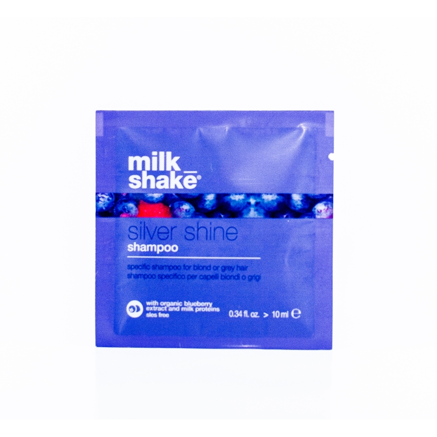 Milk Shake, Silver Shine, Hair Shampoo, For Neutralisation Of Yellow Tones, 10 ml