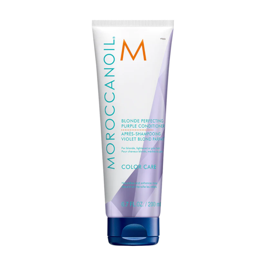Moroccanoil, Color Care Blonde Perfecting Purple, Paraben-Free, Hair Conditioner, Nourishes And Enhances Tone, 200 ml