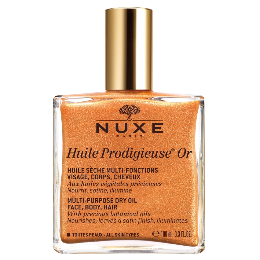 Nuxe, Huile Prodigieuse Or Multi-Purpose, Body Oil, For Body, Face & Hair, 100 ml