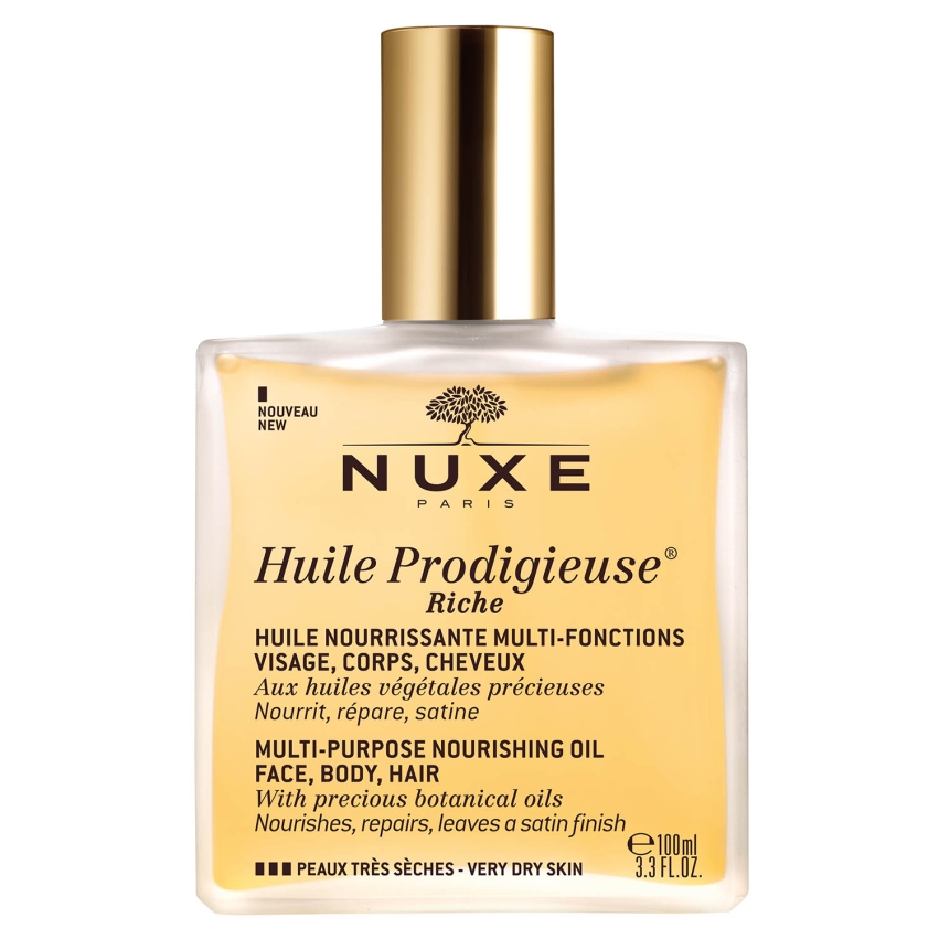 Nuxe, Huile Prodigieuse Rich Multi-Purpose, Body Oil, All Over The Body, 100 ml