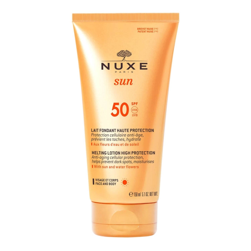 Nuxe, Sun Melting, Sunscreen Lotion, SPF 50, 150 ml