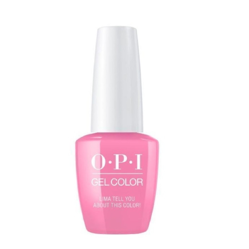Opi, Gel Color, Semi-Permanent Nail Polish, Lima Tell You About This Color!, 15 ml