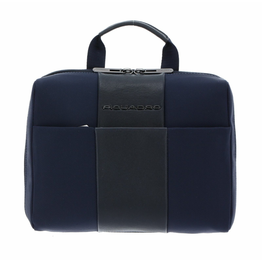 Piquadro, Piquadro, Genuine Leather, Handbag, Blue, BY3058BR2, 26 x 20 x 9 cm