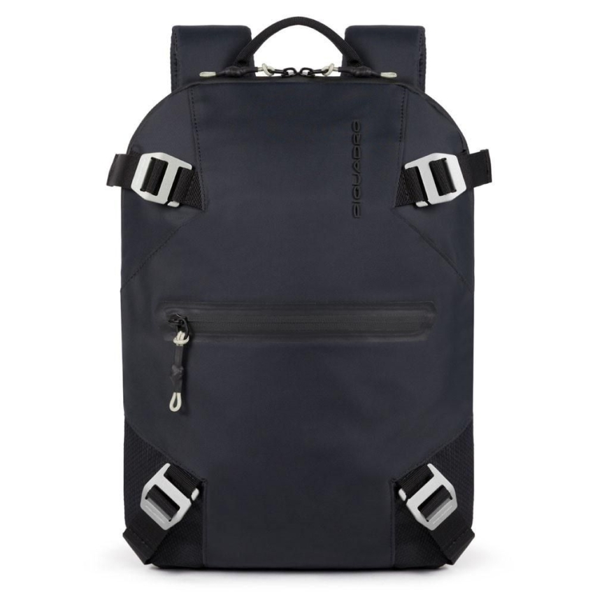 Piquadro, PQM, Recycled Fabric, Backpack, Dark Blue, Unisex, 27 x 37 x 7 cm