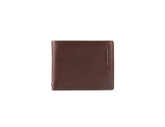 Piquadro, Tallin, Leather, Wallet, 42023100, Brown, For Men