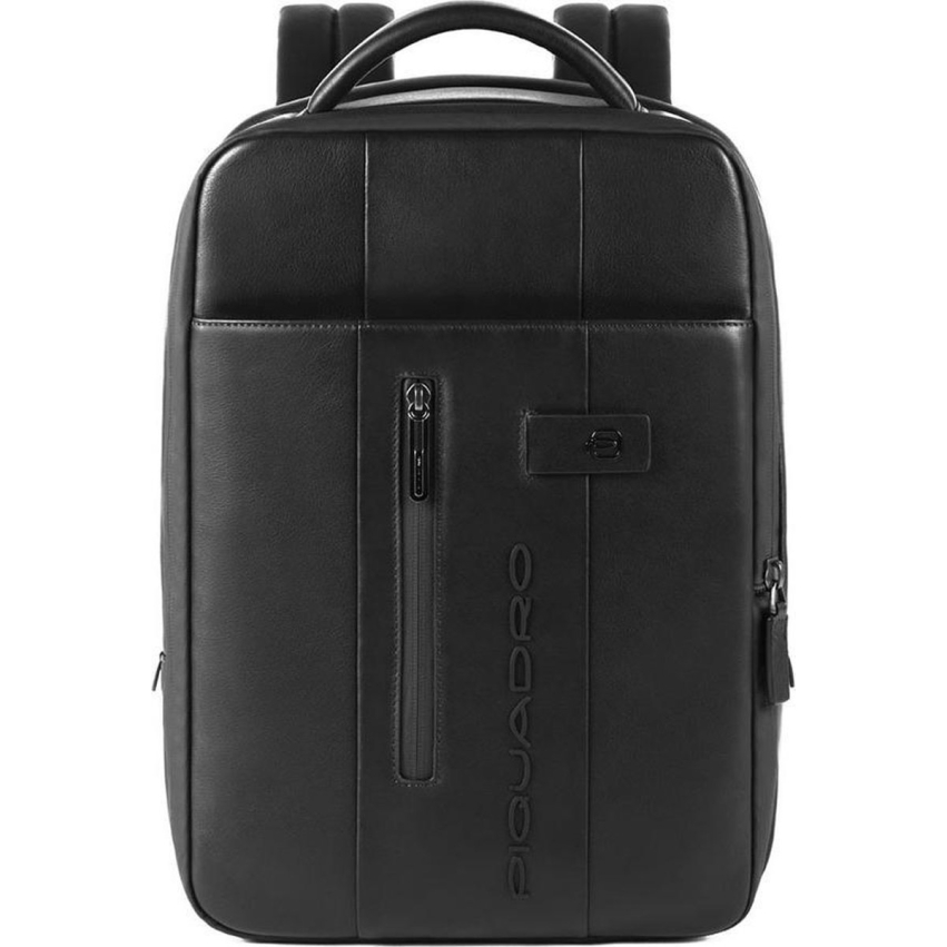 Piquadro, Urban, Backpack, Black, Laptop And iPad Compartment, CA4841UBOO-N, Unisex, 26.5 x 38 x 10 cm