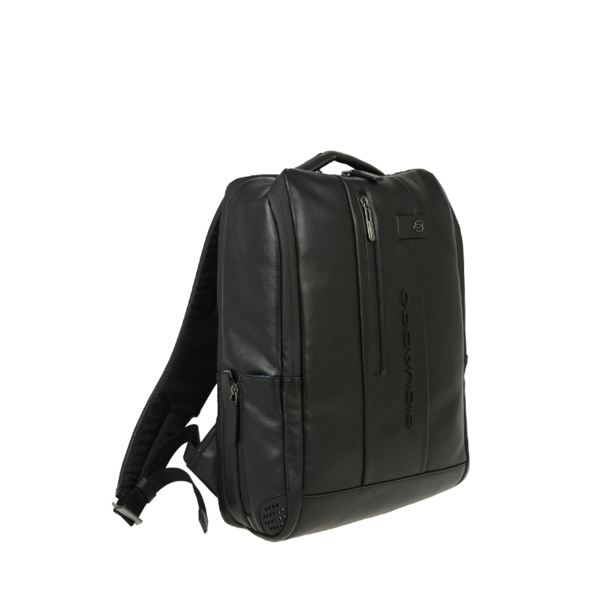Piquadro, Urban, Genuine Leather, Backpack, Black, Travel, CA4818UB00, For Men, 31 x 41.5 x 12 cm