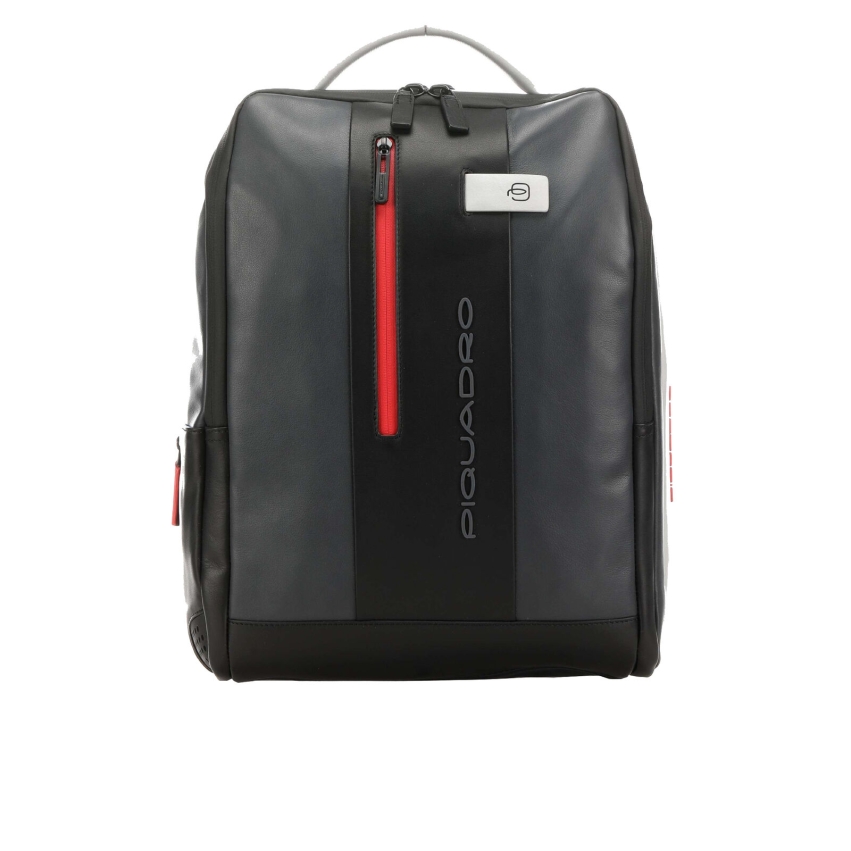 Piquadro, Urban, Leather, Backpack, Black, Laptop Compartiment, For Men, 31 x 41.5 x 12 cm