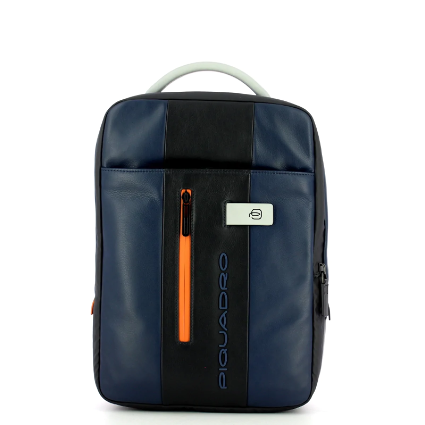 Piquadro, Urban, Leather, Backpack, Blue, Laptop Compartiment, Ca4841Ub00, For Men, 38 x 26.5 x 10 cm