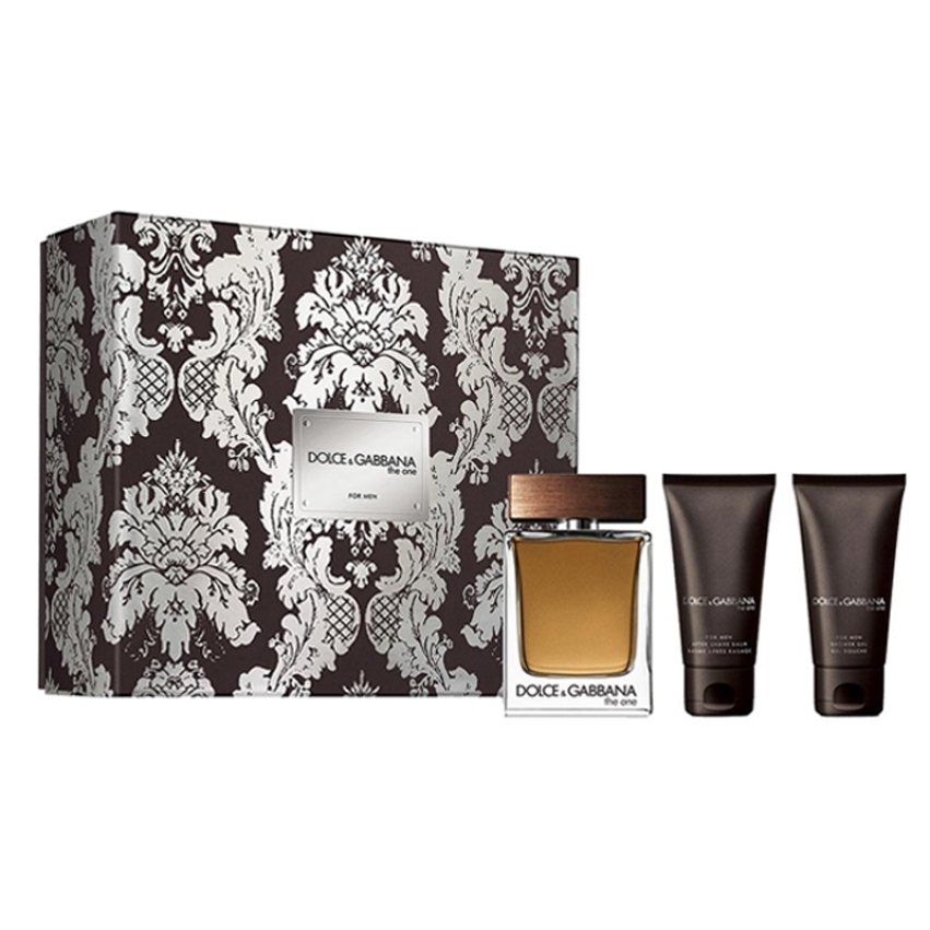 The One Set Dolce & Gabbana: The One, Eau De Toilette, For Men, 100 ml + The One, Moisturizing, After-Shave Balm, 50 ml