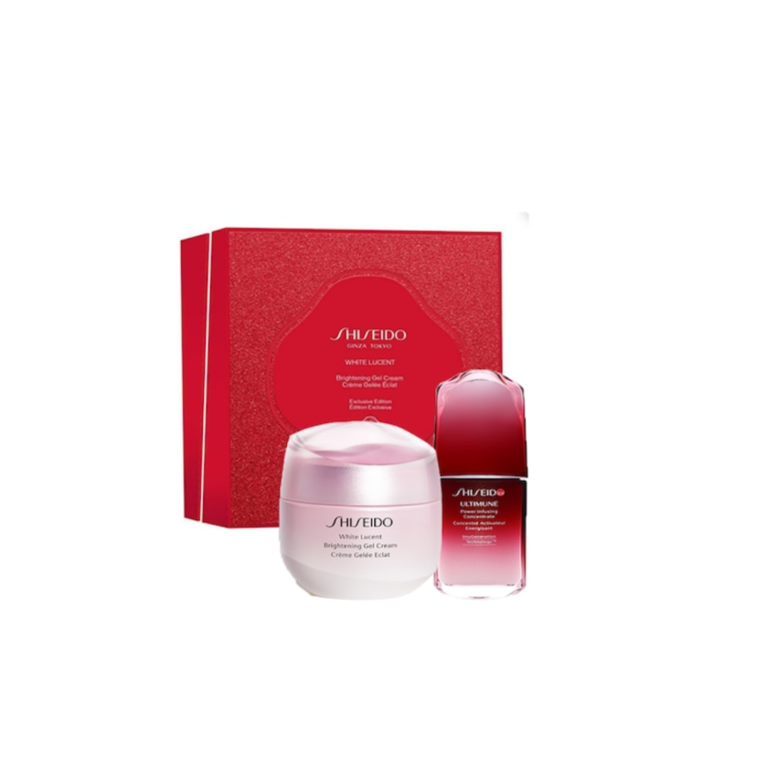 White Lucent Set Shiseido: White Lucent, Brightening, Day, Cream, For Face, 15 ml + White Lucent, Illuminating, Serum, For Face, 10 ml