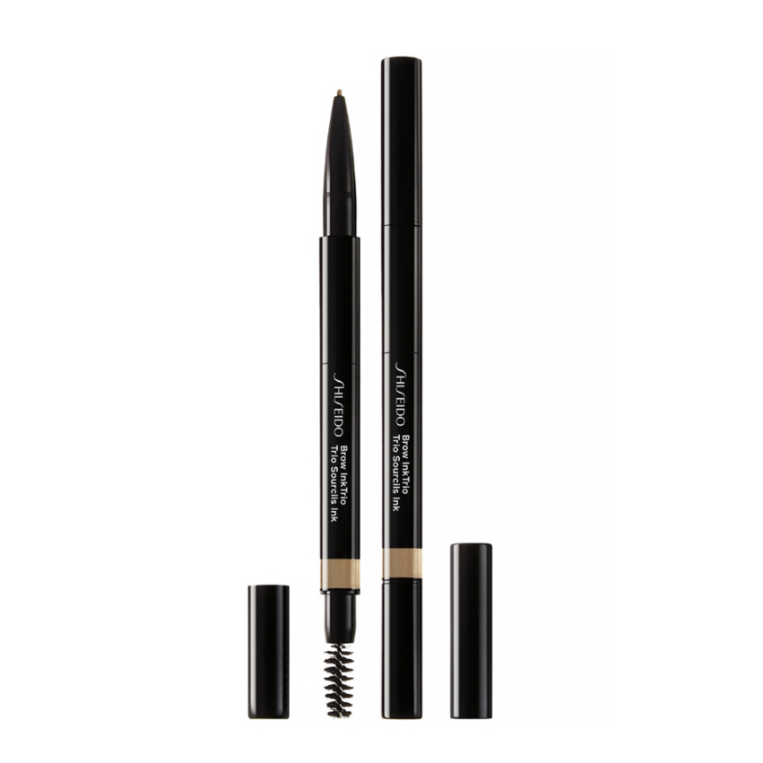 Shiseido, Brow Ink Trio, Eyebrow Cream Pencil & Brush 2-In-1, 02, 0.31 g