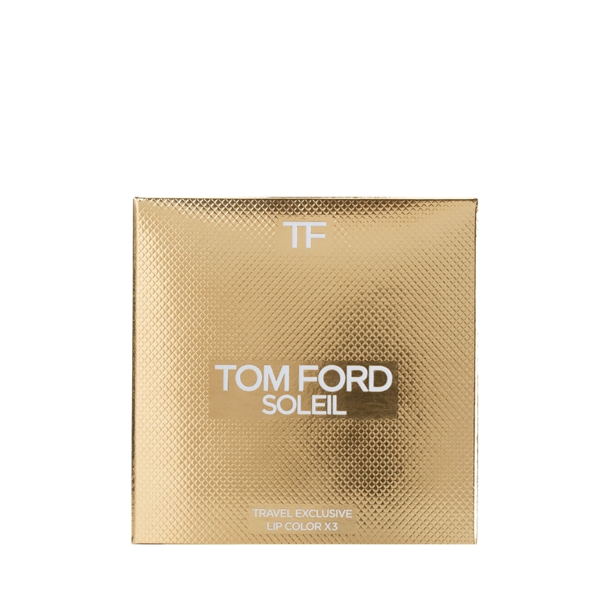 Travel Set Tom Ford: Tom Ford, Sheer, Cream Lipstick, 05, Sweet Spot, 3 g + Tom Ford, Sheer, Cream Lipstick, 07, Paradiso, 3 g + Tom Ford, Ultra-rich, Cream Lipstick, 06, Solar Affair, 3 g