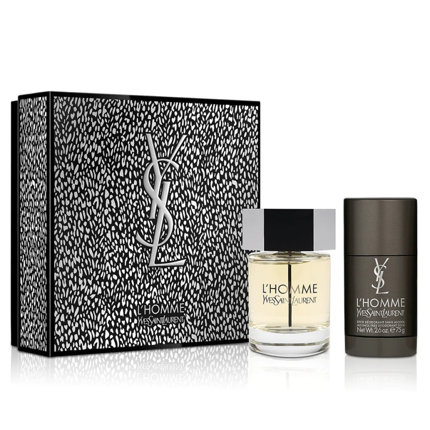 Travel Set Yves Saint Laurent:  L'Homme, Eau De Toilette, For Men, 100 ml +  L'Homme, Deodorant Stick, For Men, 75 ml