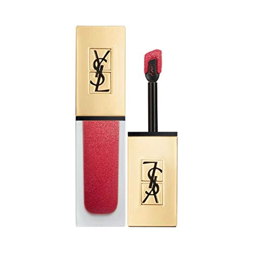 Yves Saint Laurent, Tatouage Couture The Metallics, Matte Lip Stain, Liquid Lipstick, 101, Chrome Red Clash, 6 ml